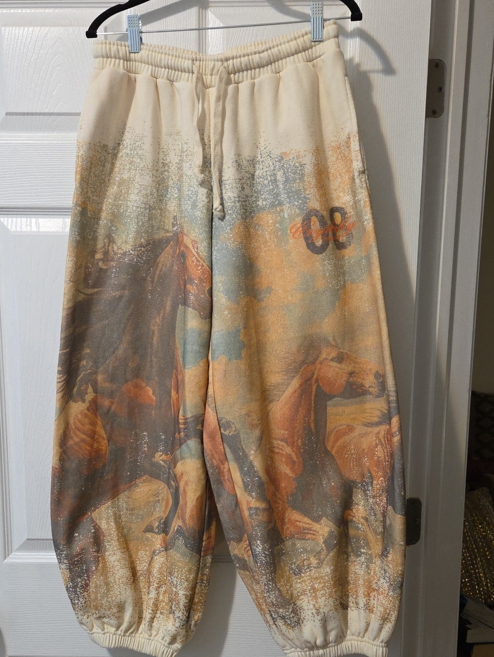 Out From Under Urban Outfitters Horse Print Fleece Sweatpants
